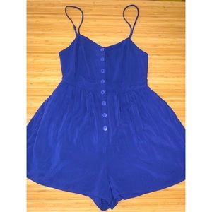 Urban Outfitters Button Down Romper XS